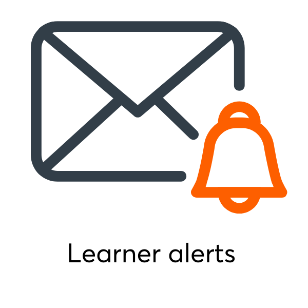 Set up alerts for your learners