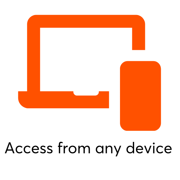 Access the LMS from any device 