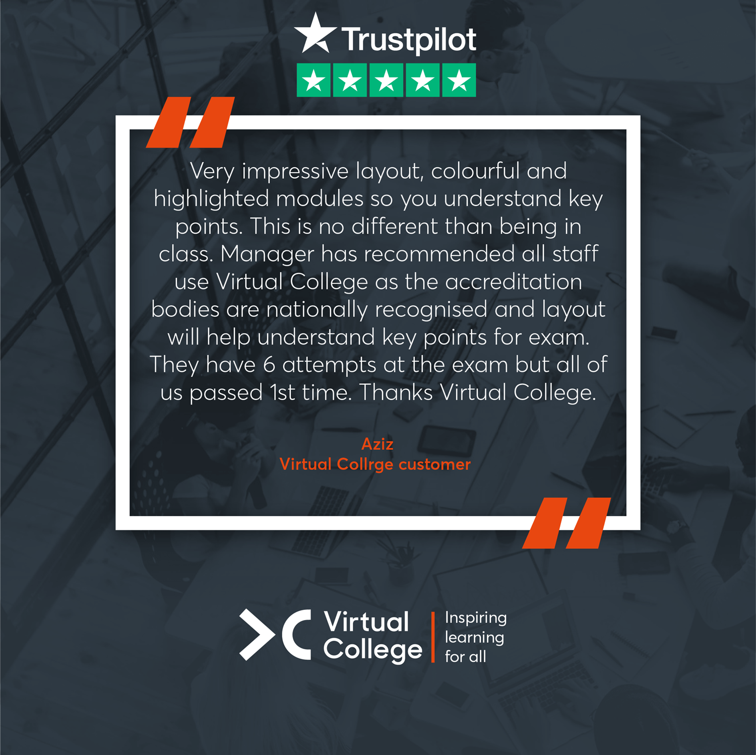 Trustpilot_virtual_college_customer_review