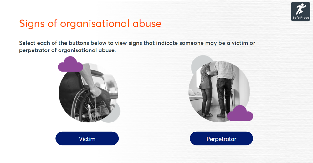 Signs of organisational abuse image