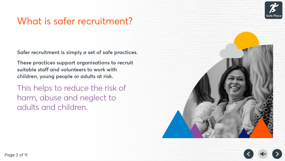 Safer recruitment screenshot 1