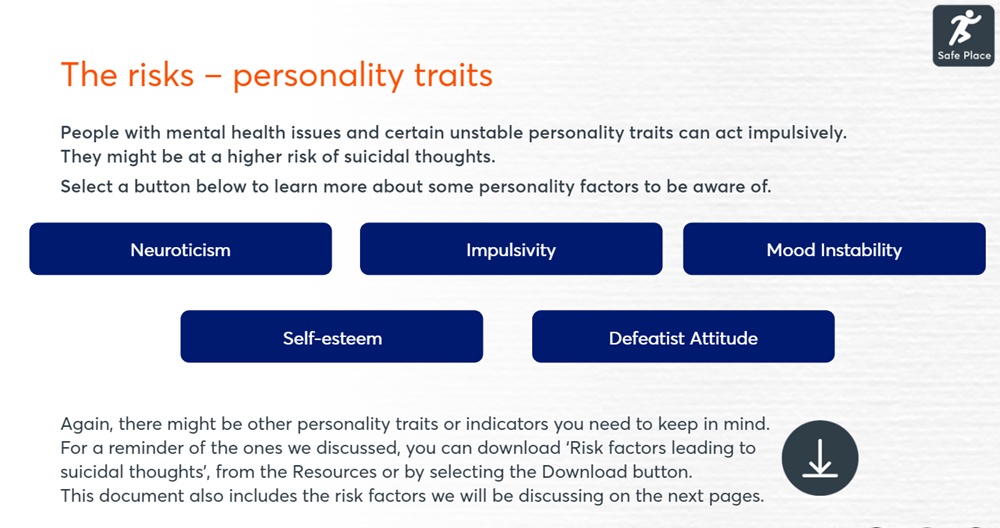 personality traits risk image