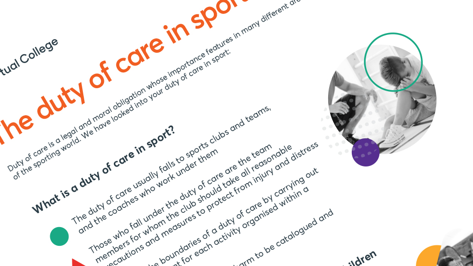 The duty of care in sport preview image